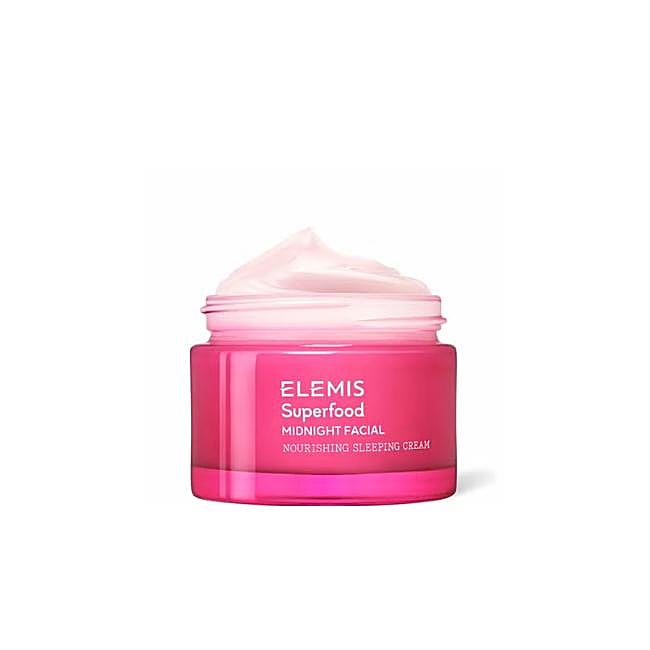 Facial de medianoche con superalimento Elemis.